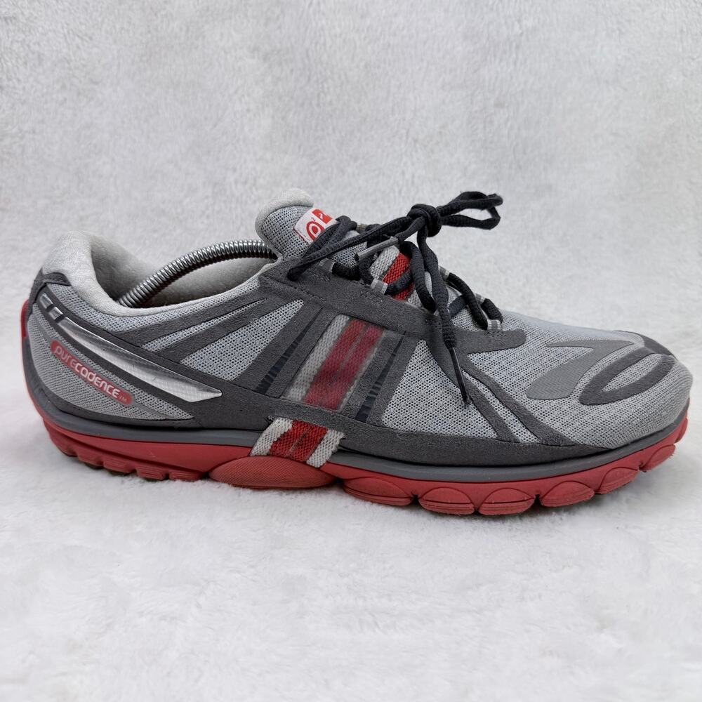 Brooks PureCadence 2 Mens Running Shoes Gray Orange Size 13 Athletic Sneaker